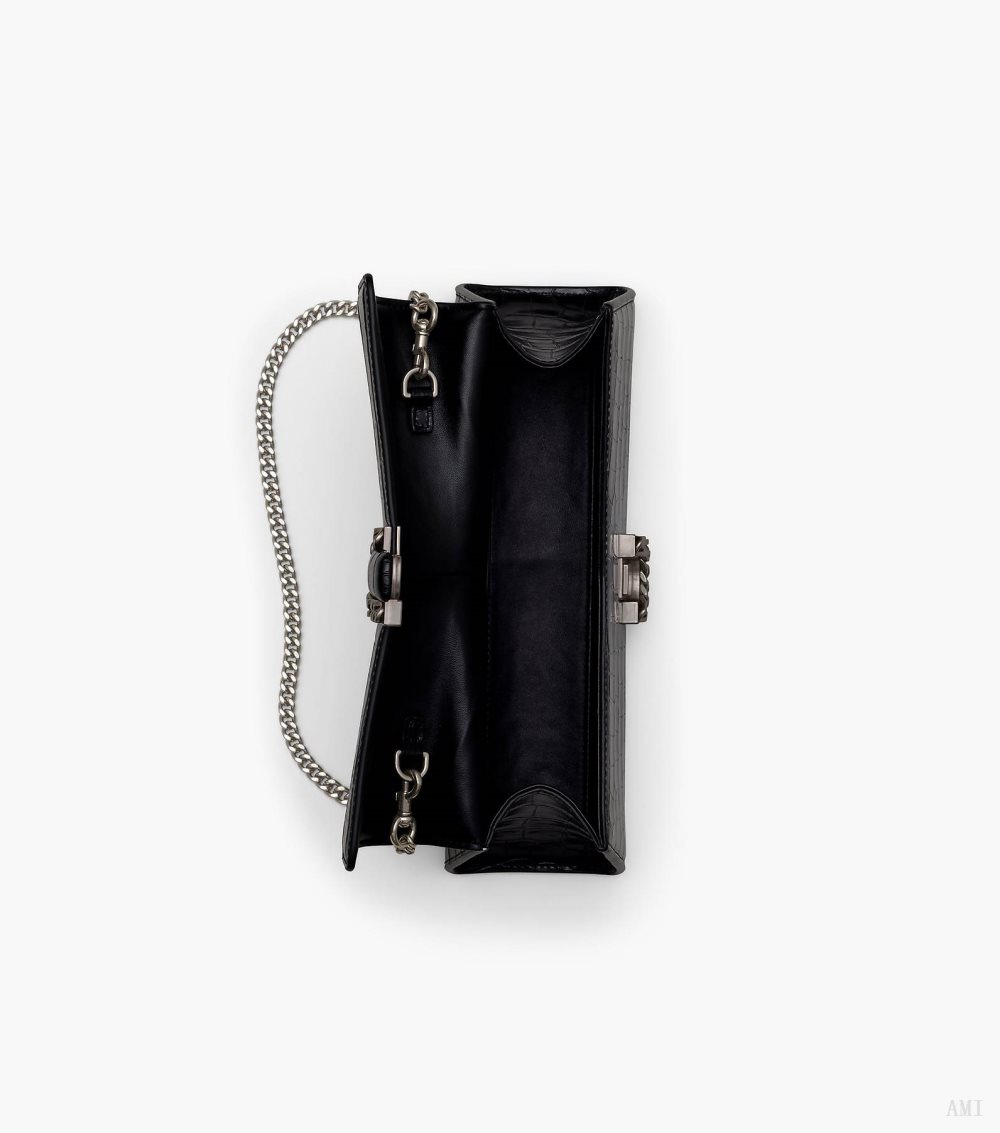 The Croc-Embossed St. Marc Convertible Clutch