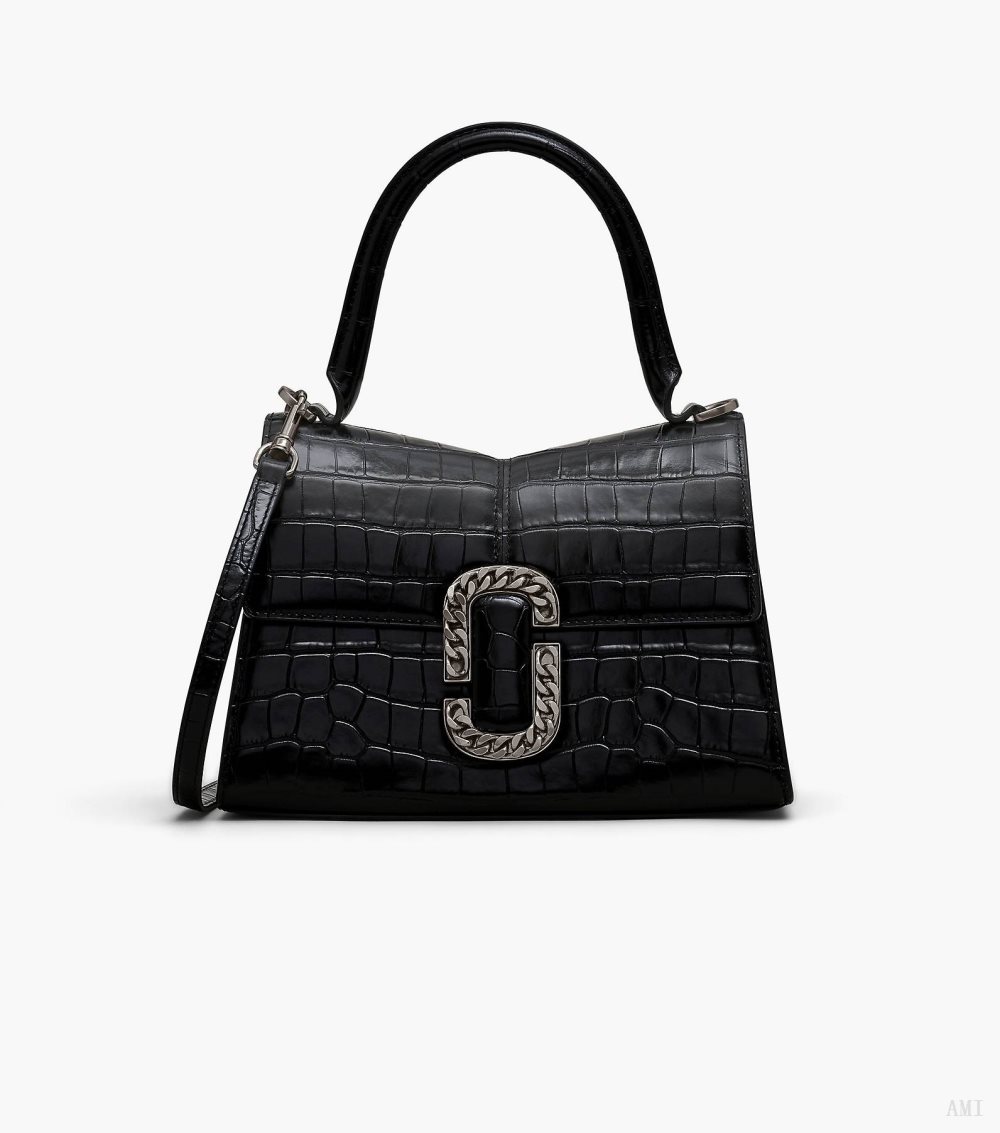 The Croc-Embossed St. Marc Top Handle