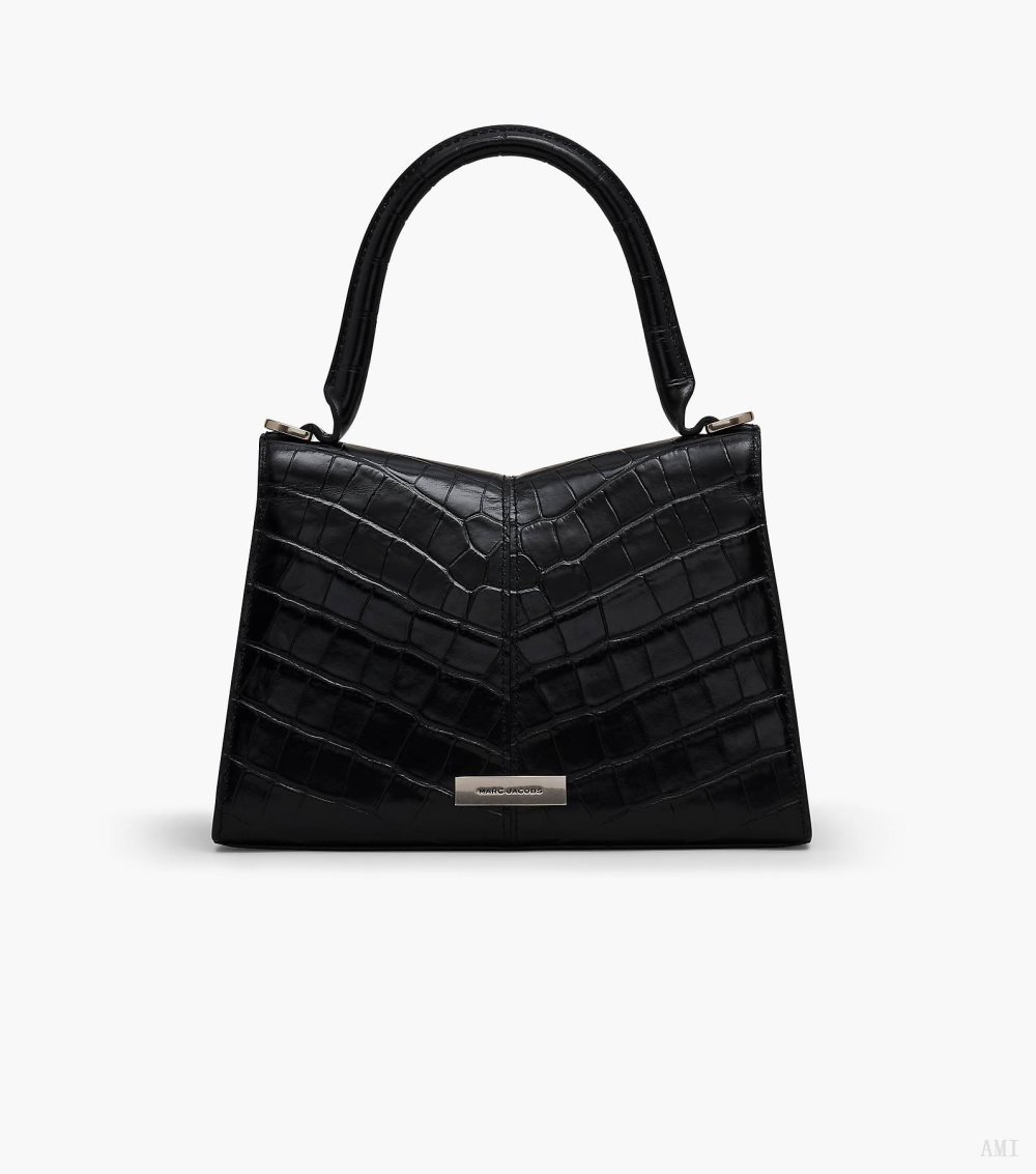 The Croc-Embossed St. Marc Top Handle