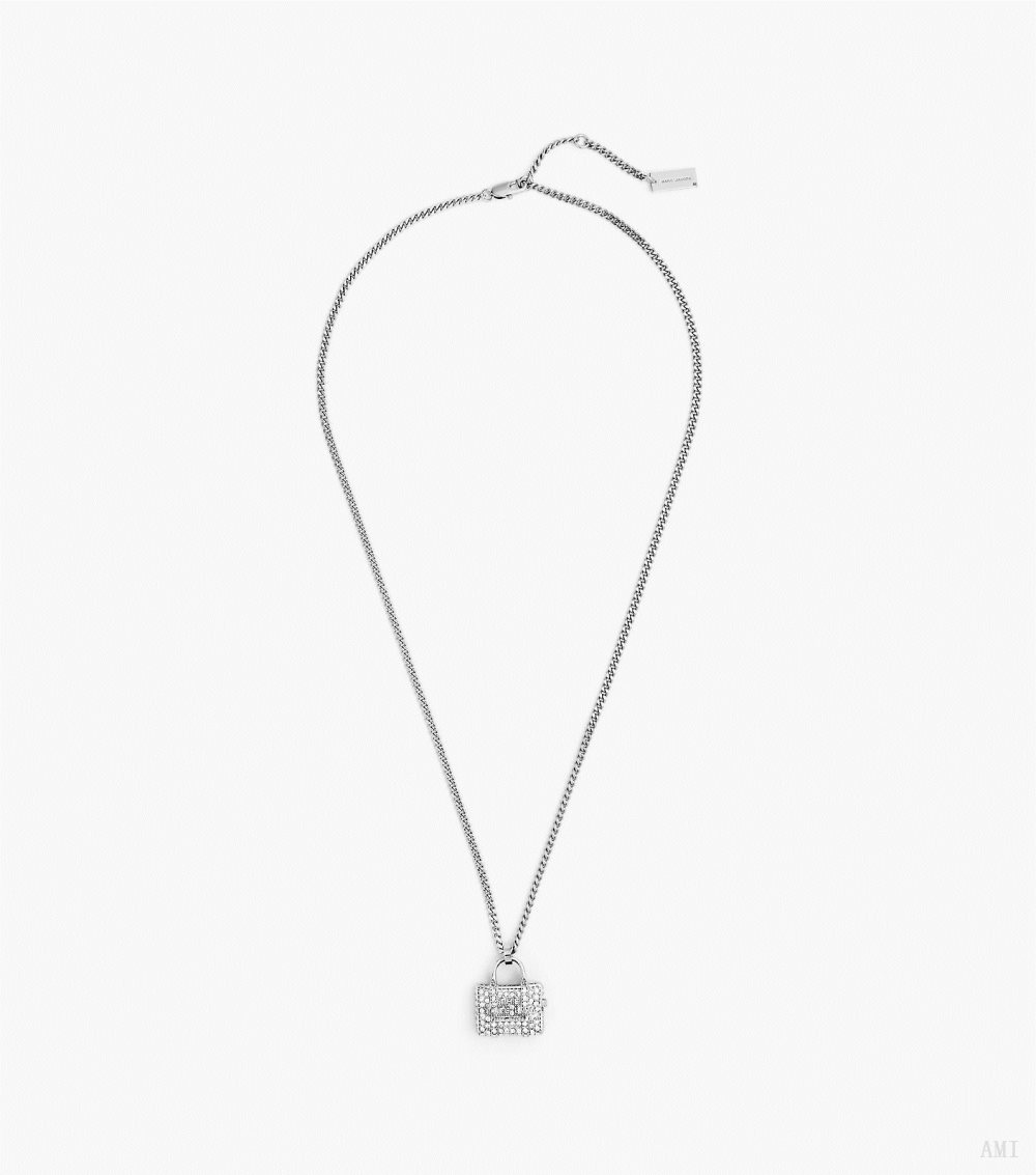 The Pave Tote Bag Necklace