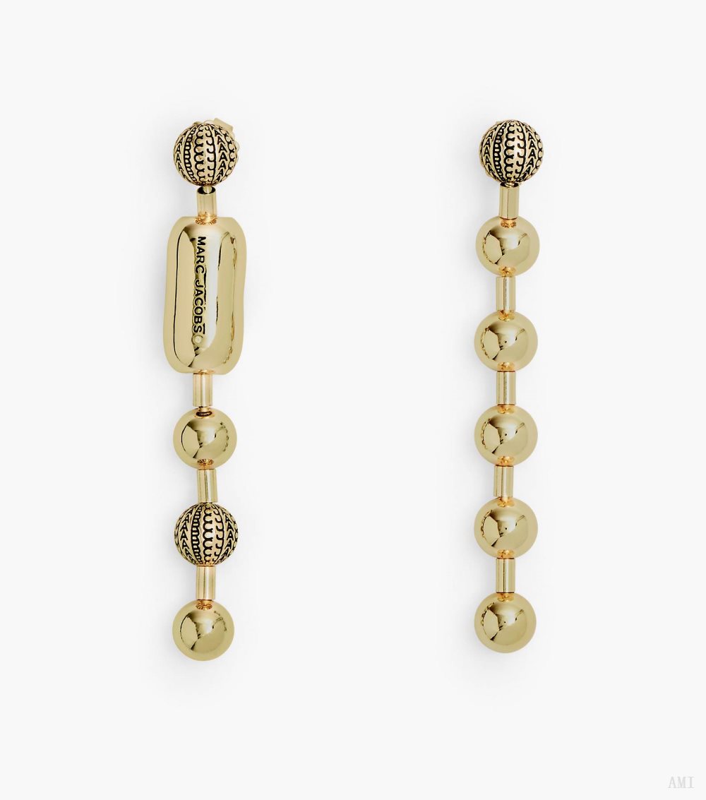 The Monogram Ball Chain Earrings