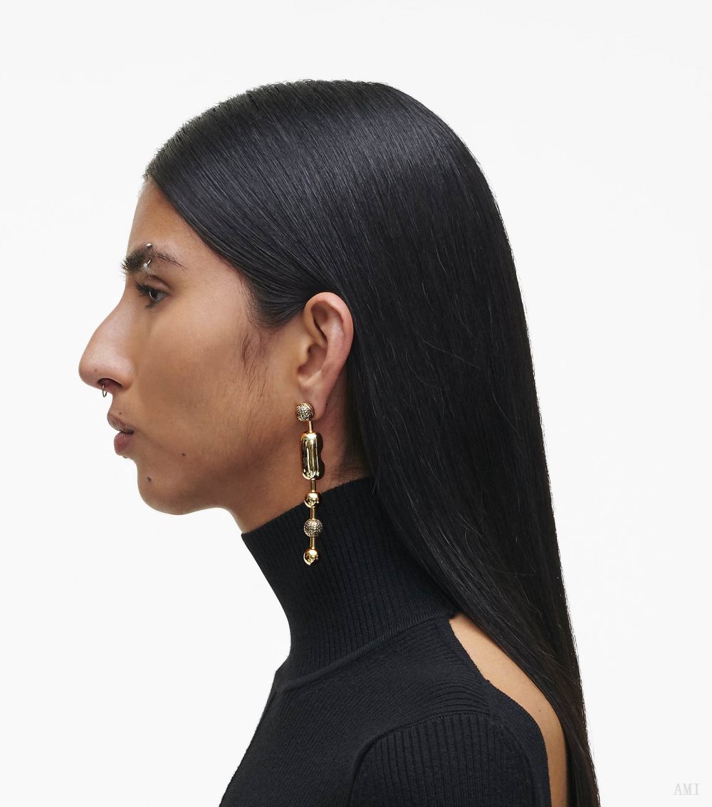 The Monogram Ball Chain Earrings