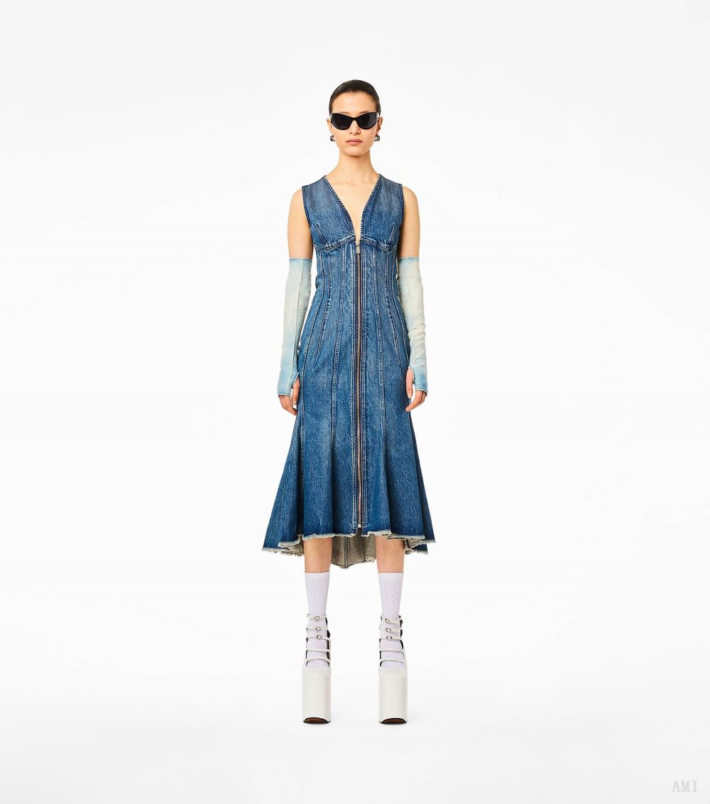 The Wave Denim Dress