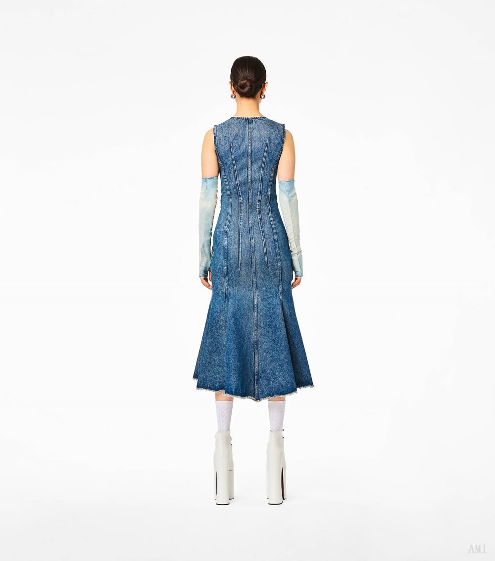 The Wave Denim Dress