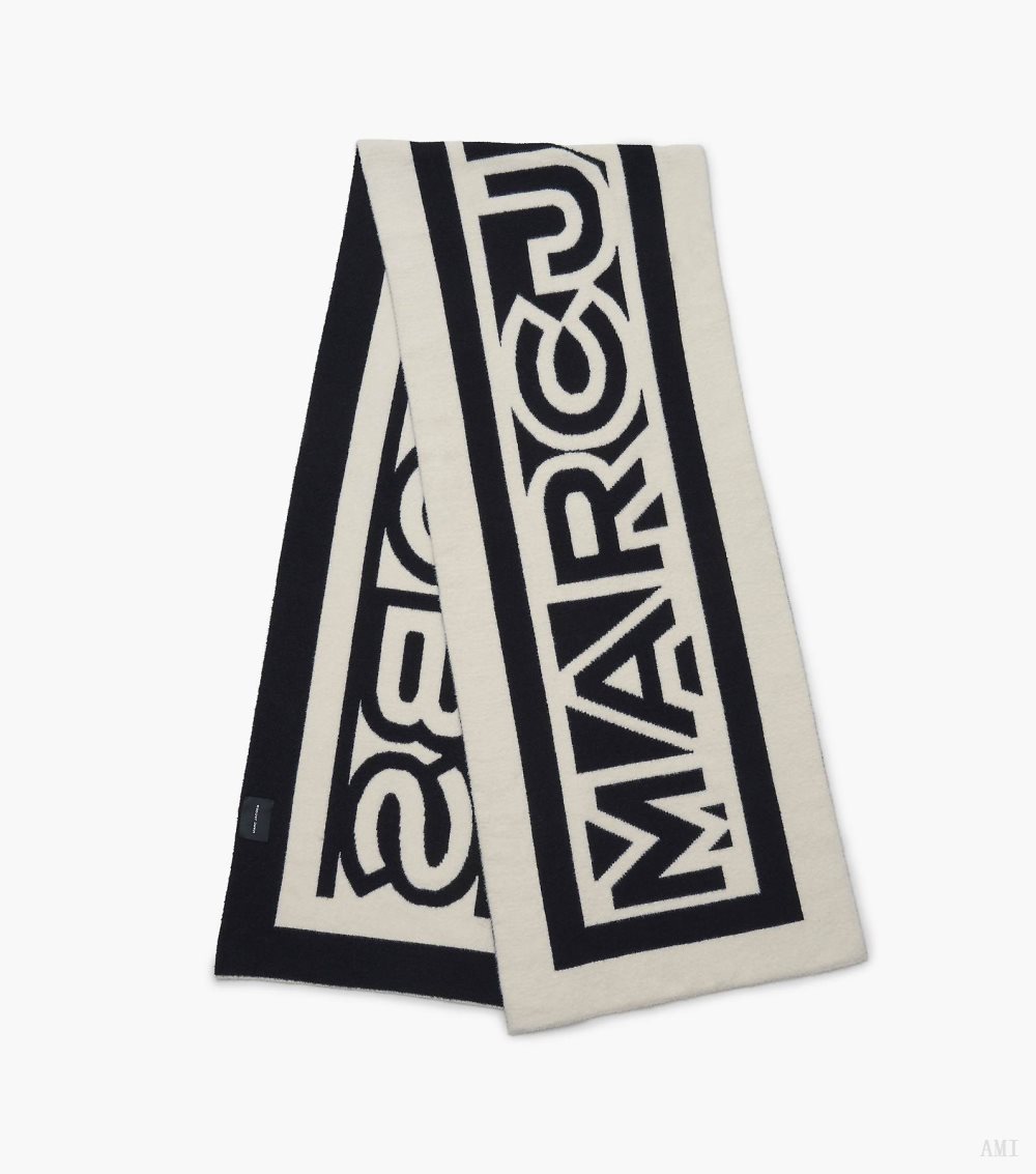 The Flock Logo Stripe Scarf