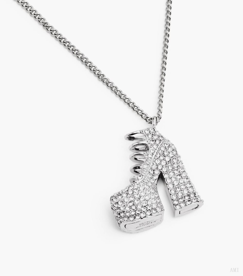 The Pave Kiki Boot Necklace