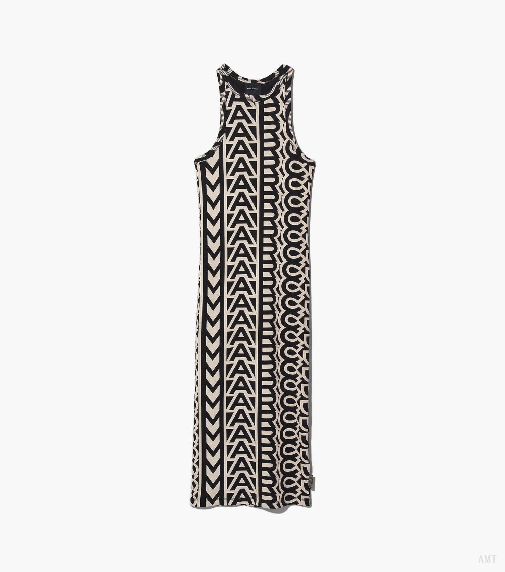 The Monogram Racer Rib Dress