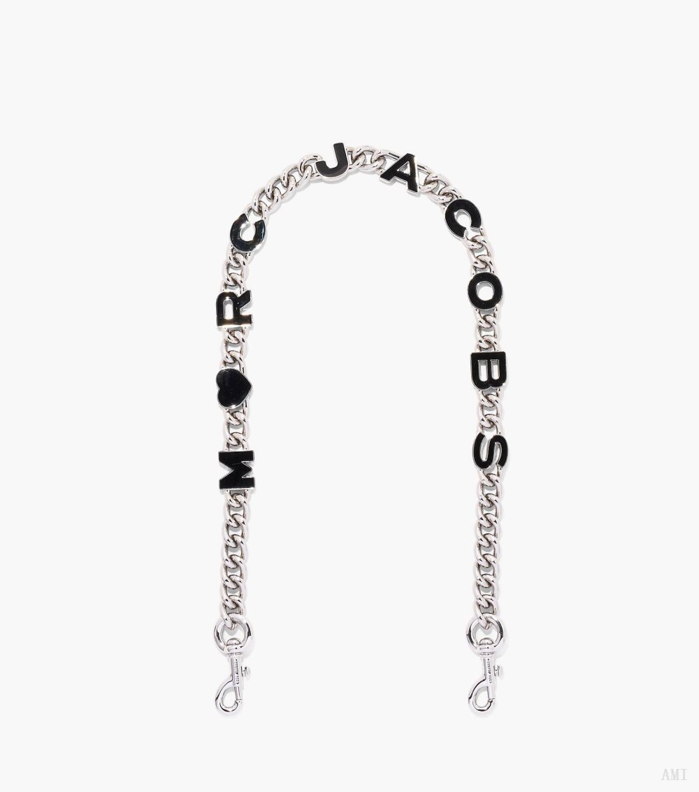 The Heart Charm Chain Shoulder Strap