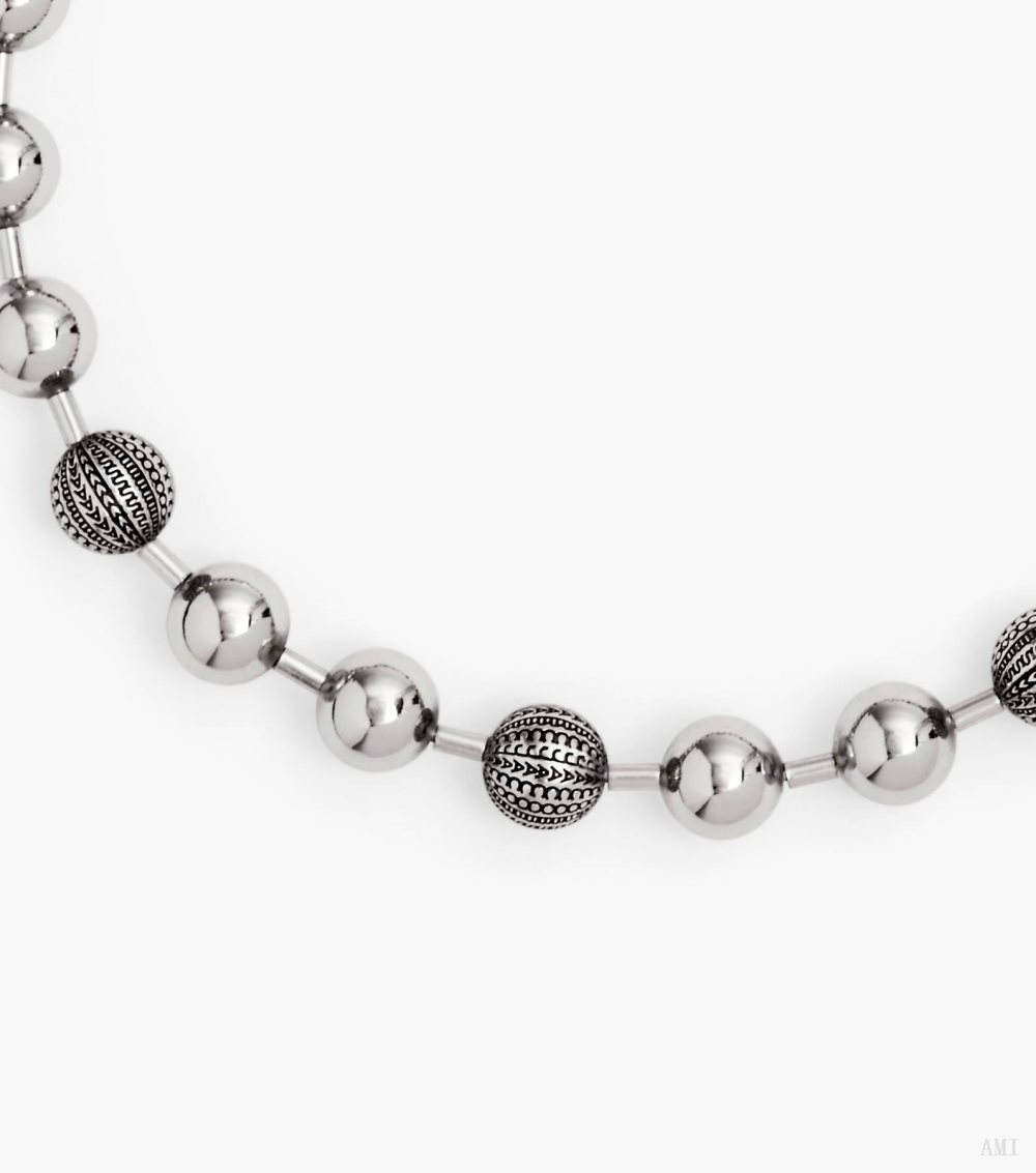 The Monogram Ball Chain Necklace
