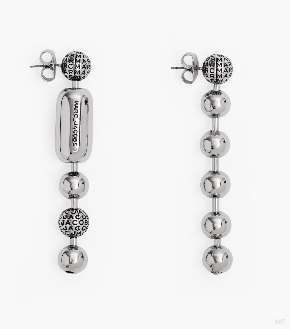 The Monogram Ball Chain Earrings