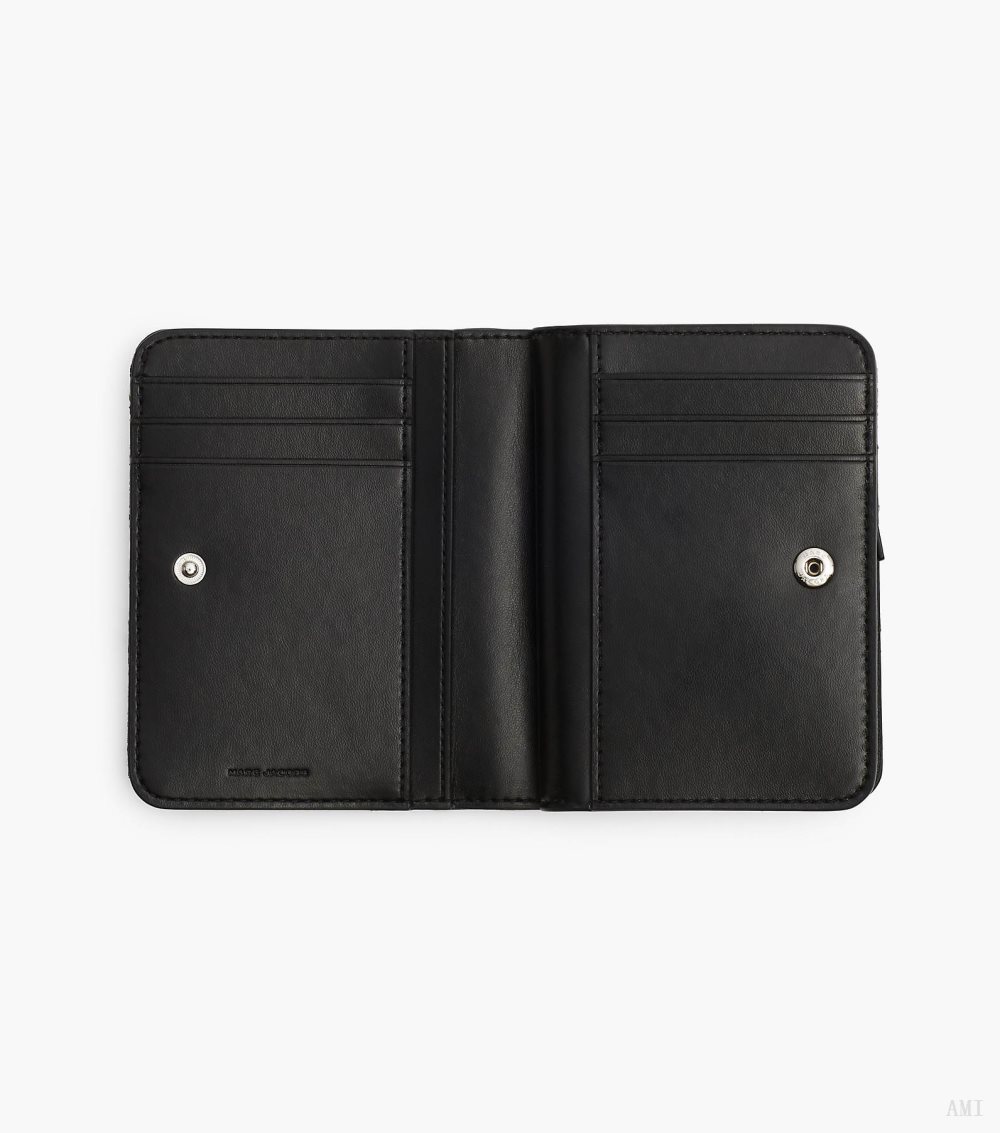 The Monogram Jacquard Mini Compact Wallet