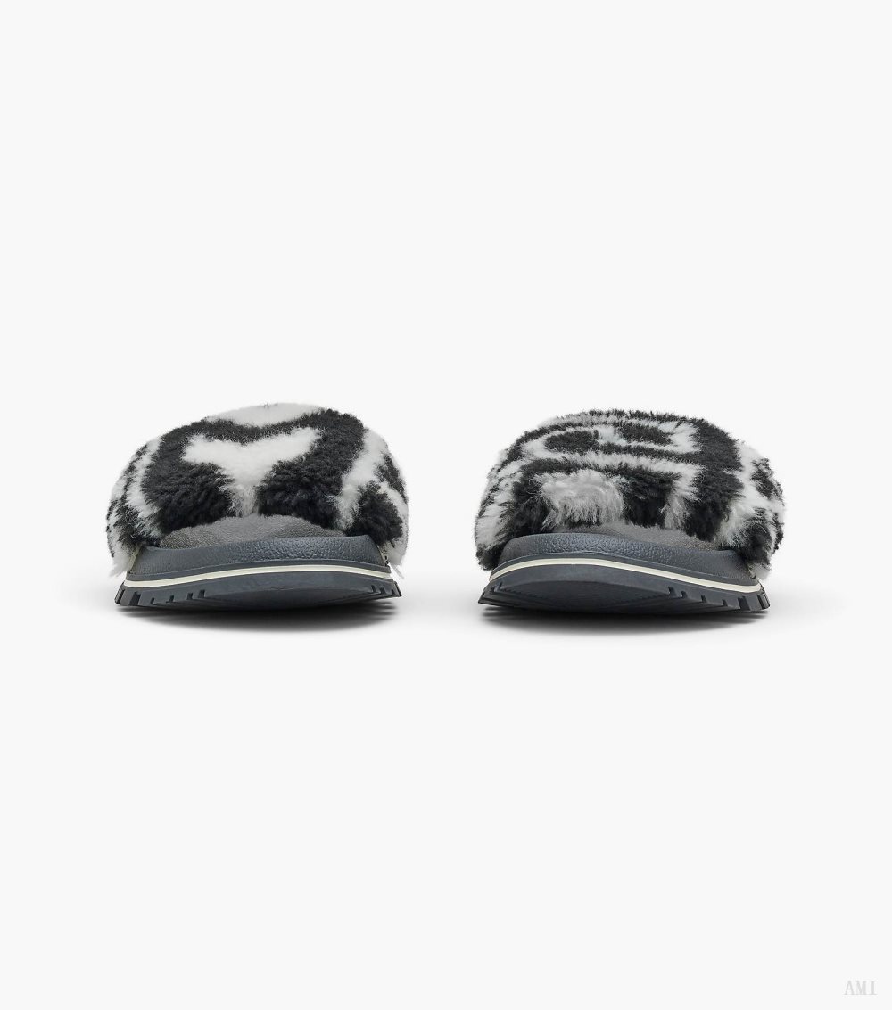 The Monogram Teddy Slide