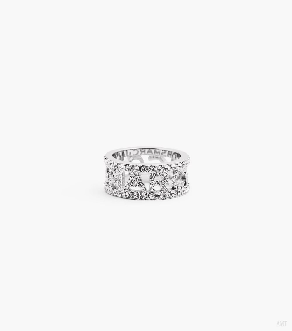 The Monogram Pave Ring