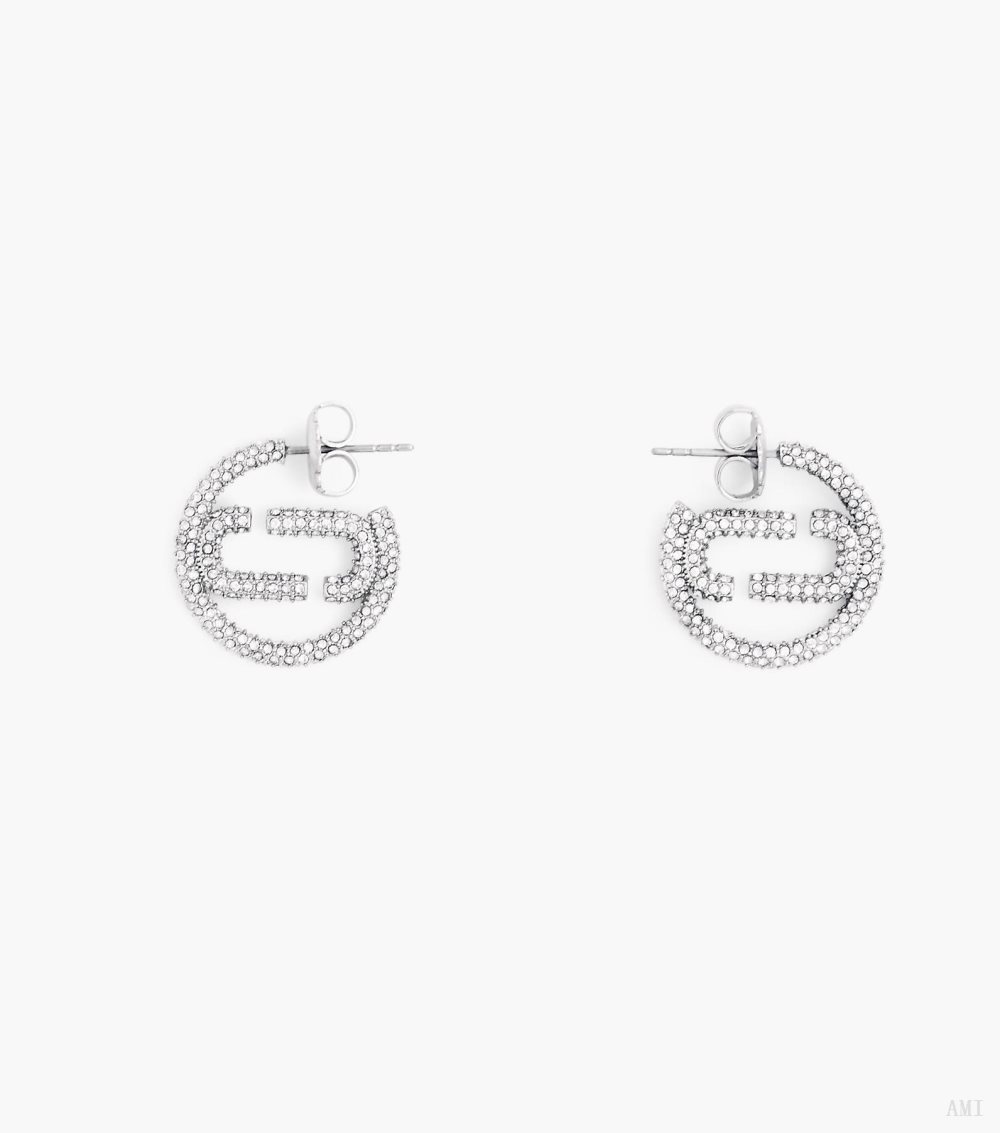 The J Marc Small Pave Hoops