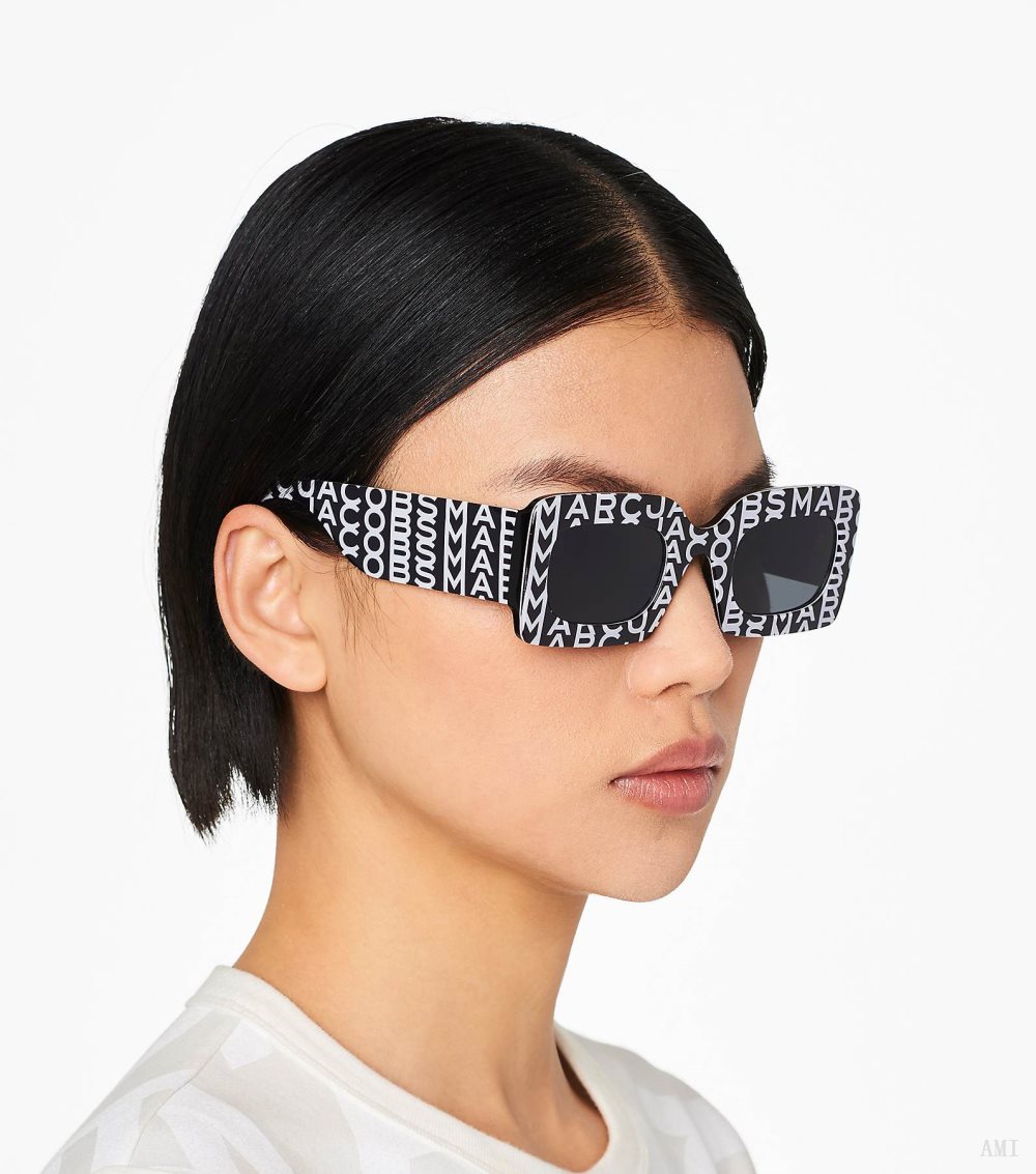 Monogram Rectangular Sunglasses